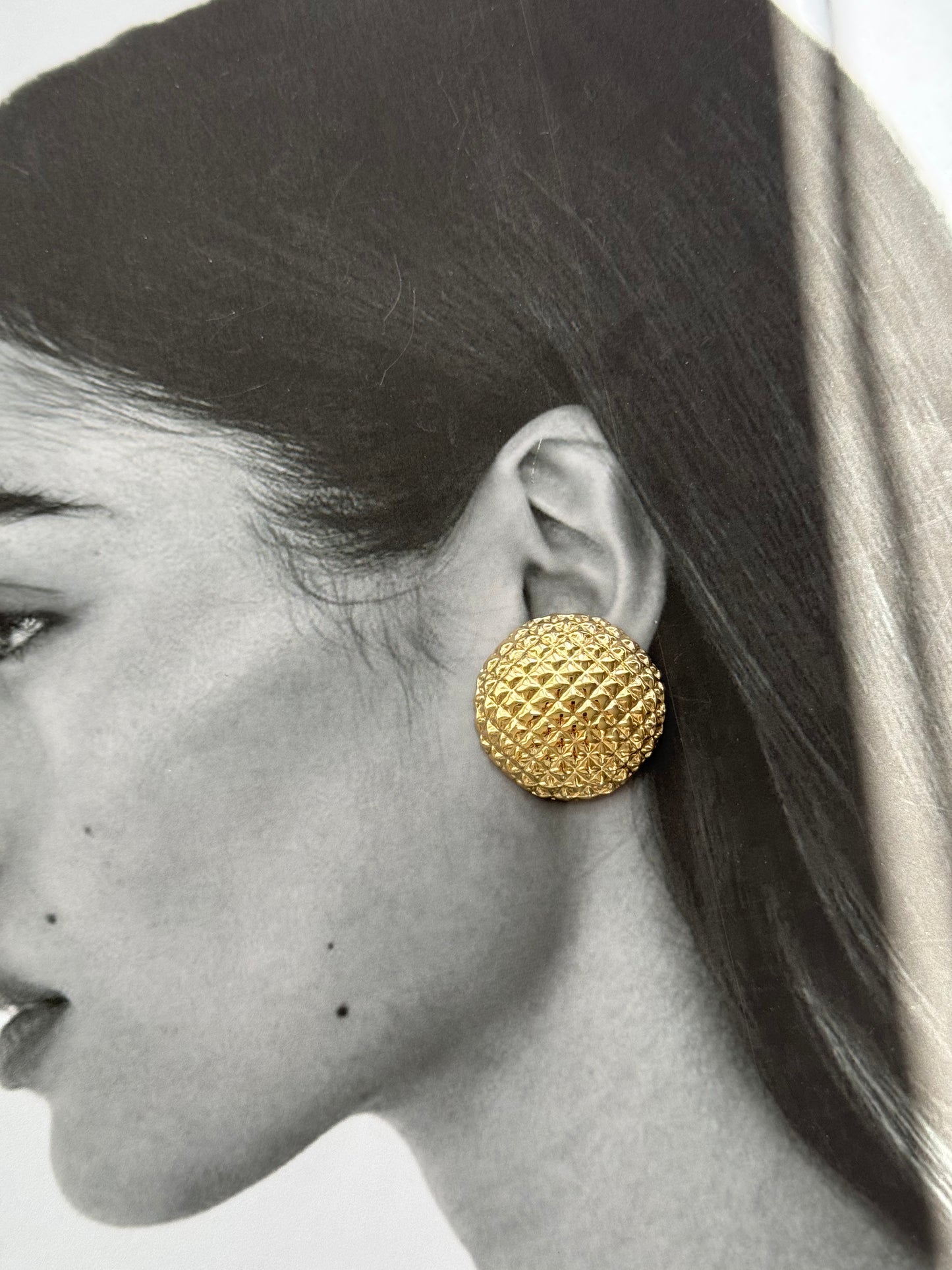 Golden Dome - σκουλαρίκια stainless steel