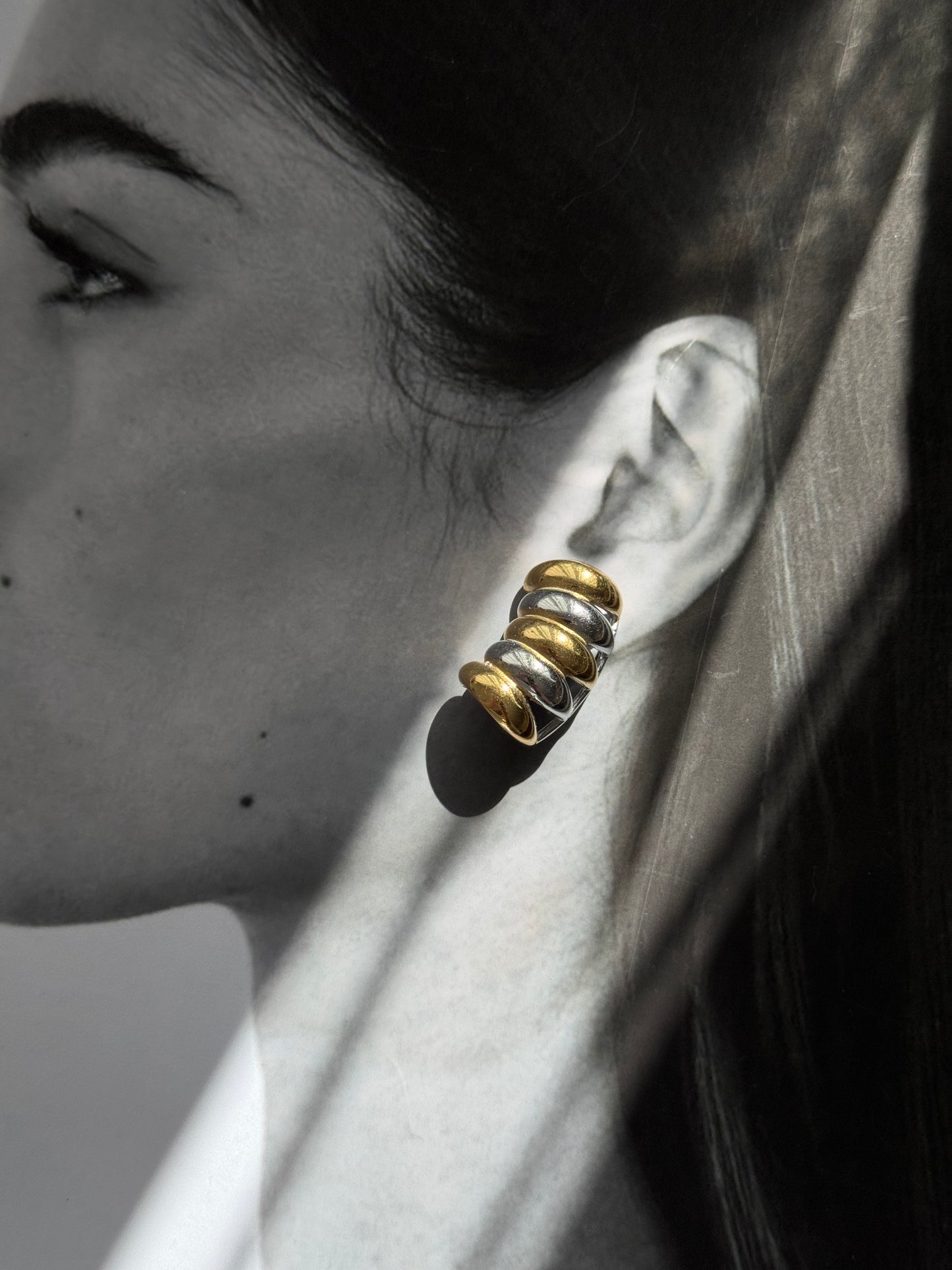 Aurora Twist - σκουλαρίκια stainless steel