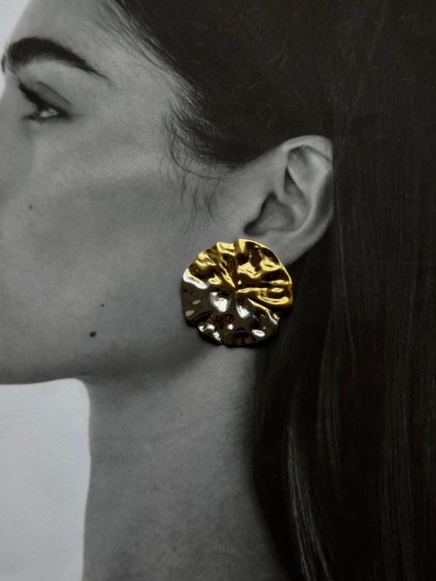 Solaris Bloom - σκουλαρίκια stainless steel