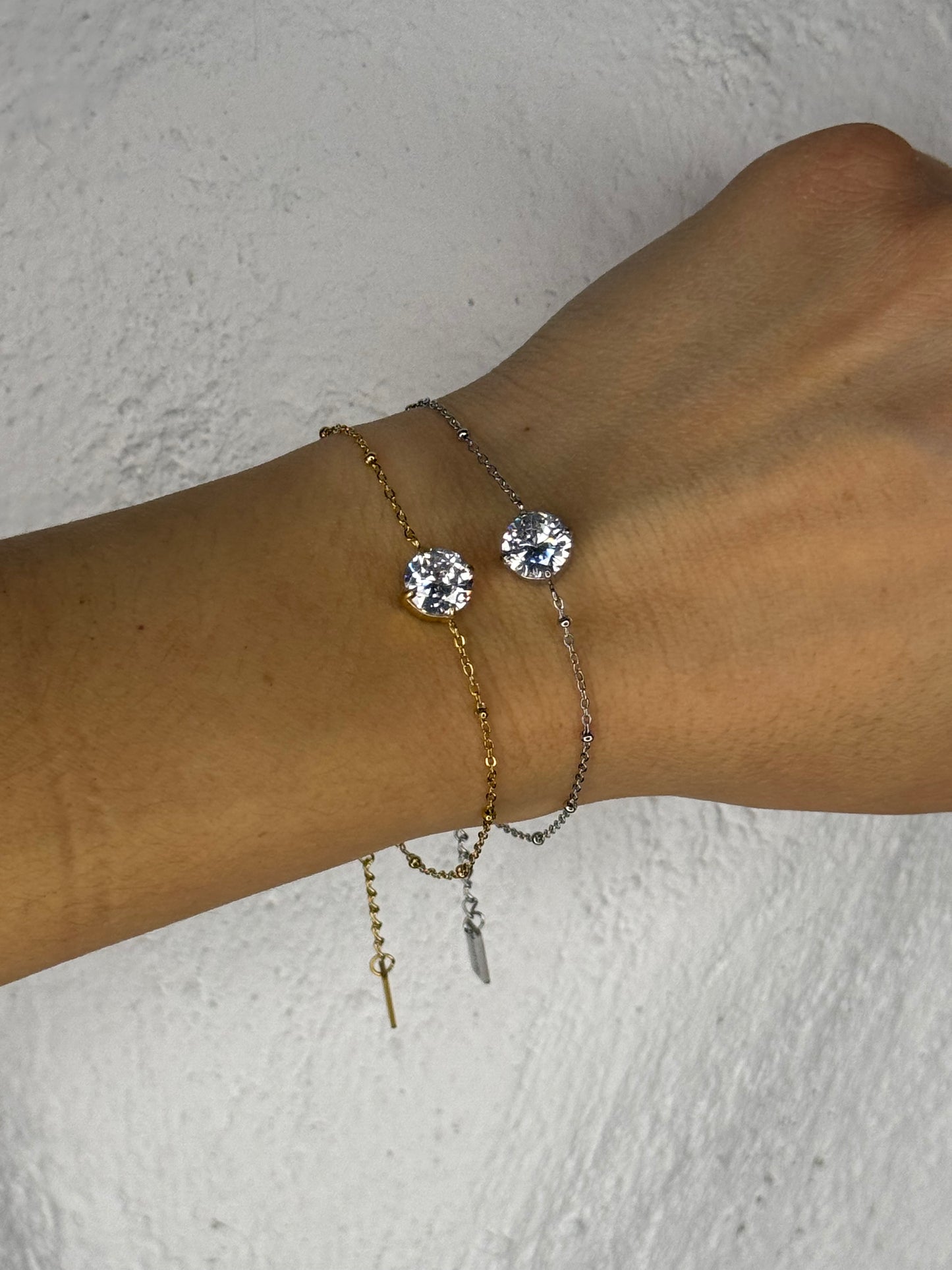 Crystal Glow - βραχιόλι stainless steel