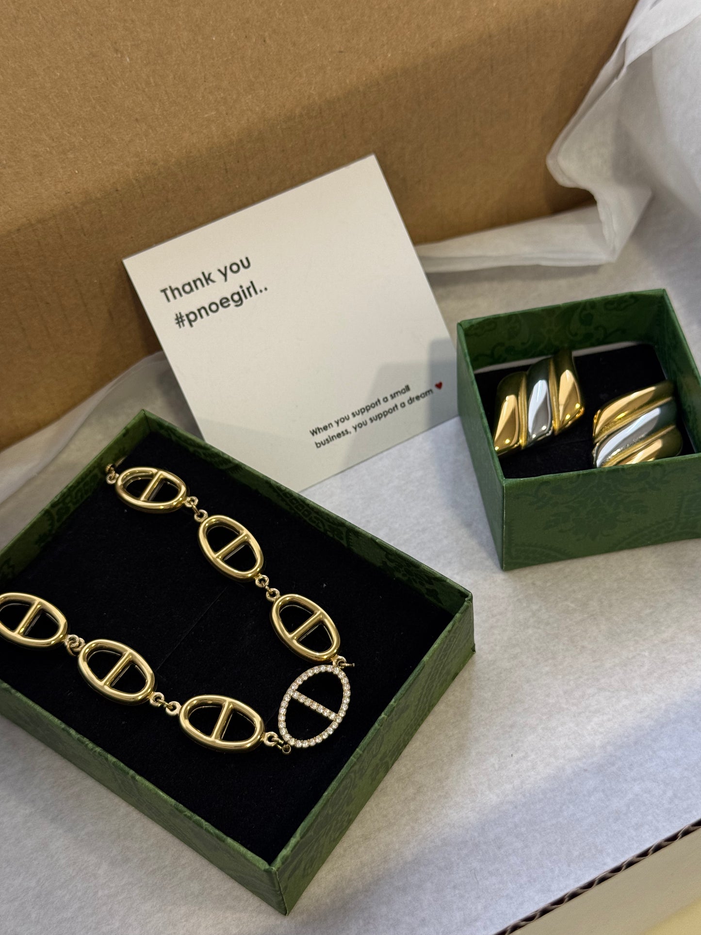 Viral Mystery box “Fall edition” 🍁 2 ατσάλινα κοσμήματα