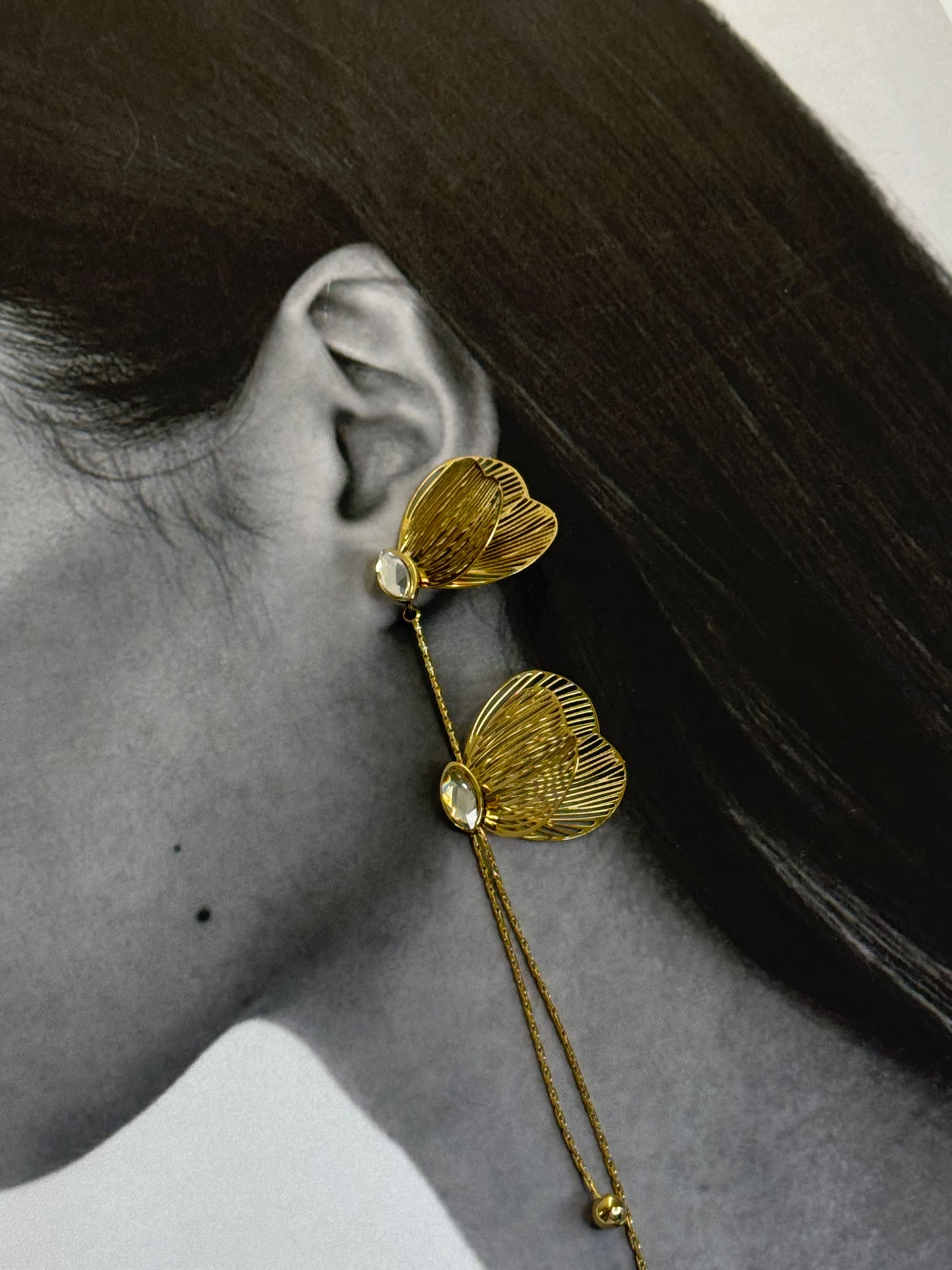 Ethereal Wing - σκουλαρίκια stainless steel