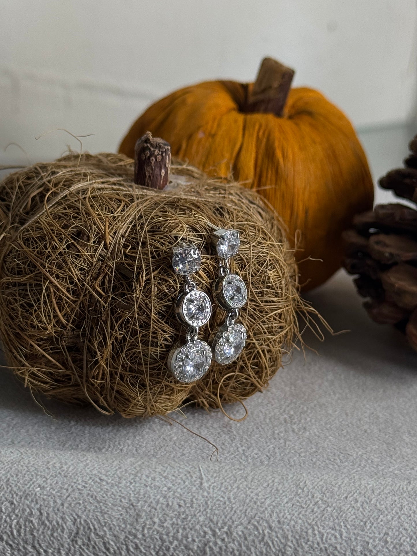 Luna Cascade - σκουλαρίκια stainless steel