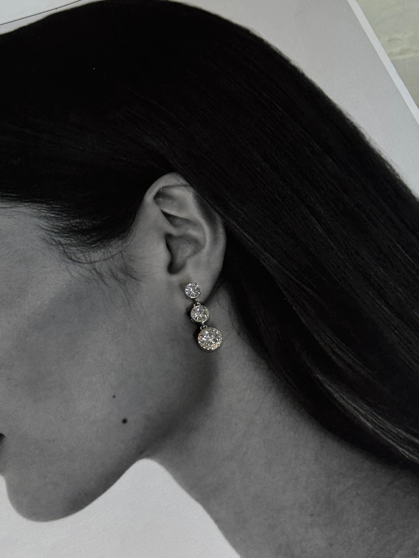 Luna Cascade - σκουλαρίκια stainless steel