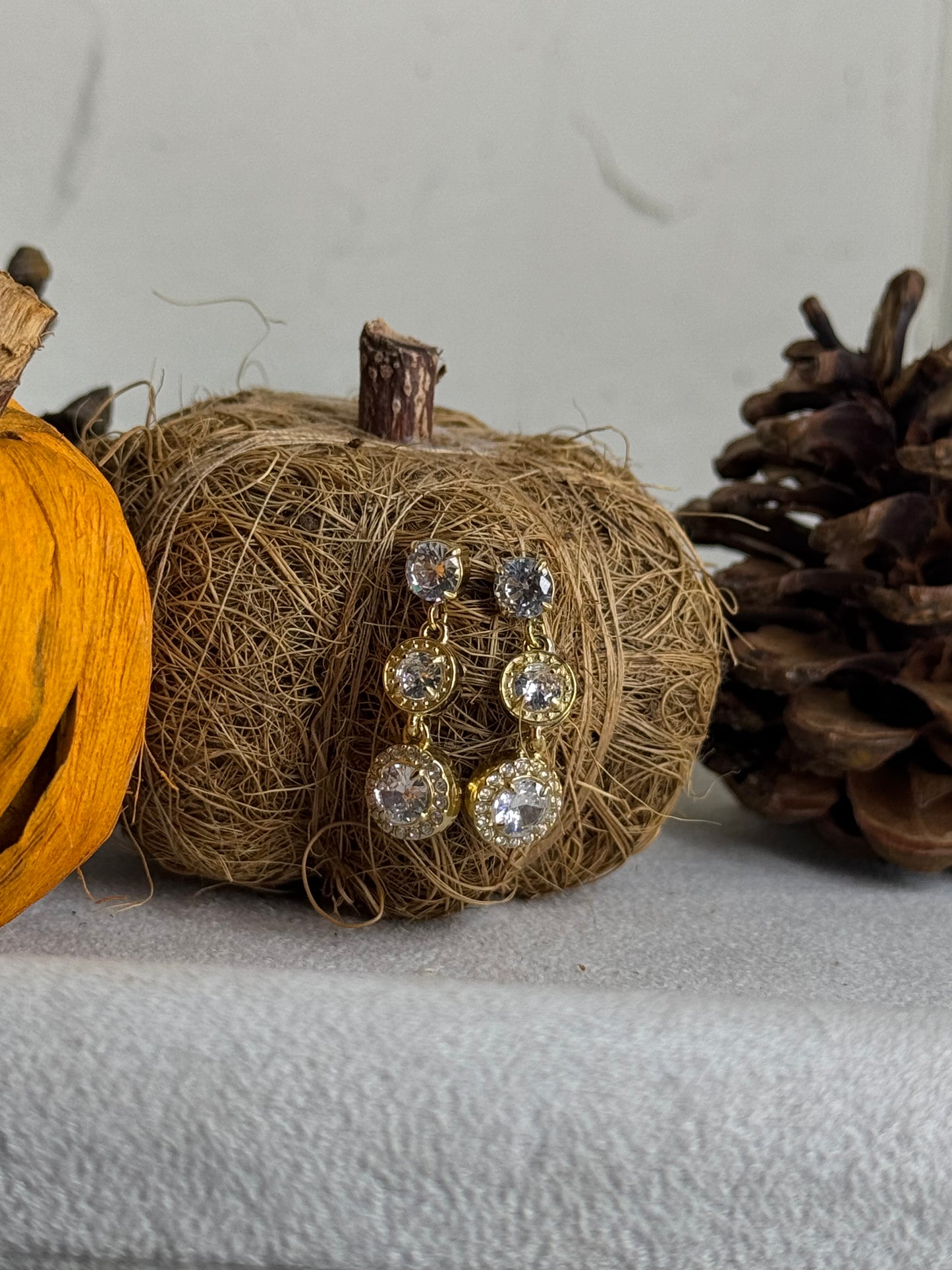 Luna Cascade - σκουλαρίκια stainless steel