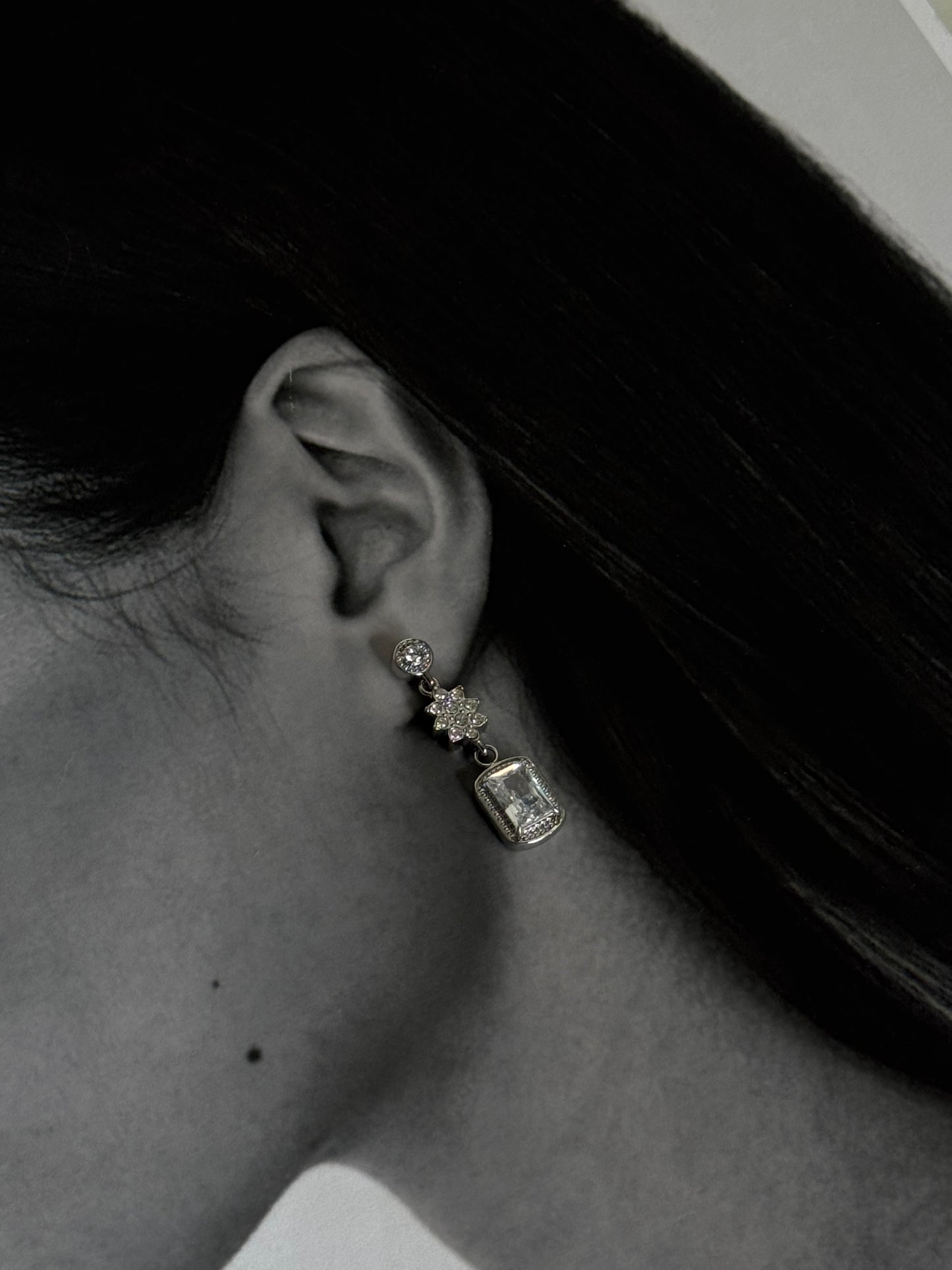 Celeste Drop - σκουλαρίκια stainless steel