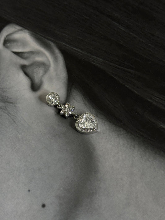 Amour Radiant - σκουλαρίκια stainless steel