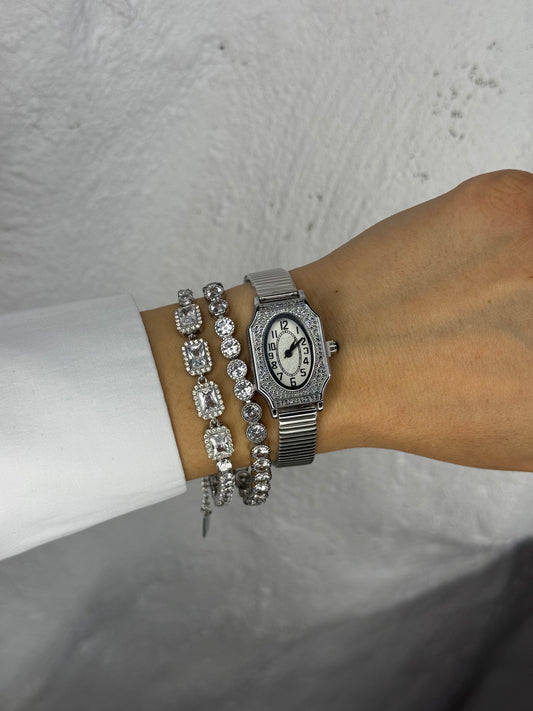 LUNA D’ARGENT - ρολόι ατσάλινο