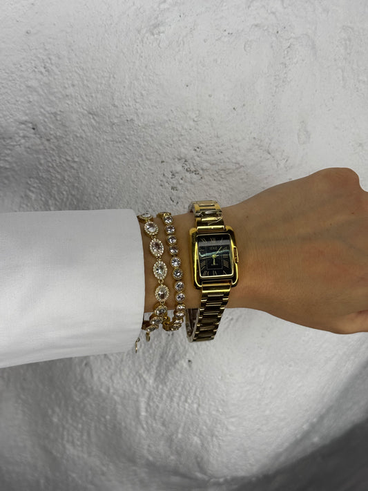 VALENTINA NOIR GOLD - ρολόι stainless steel