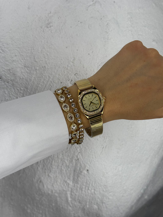 GOLD SERENE - ρολόι stainless steel