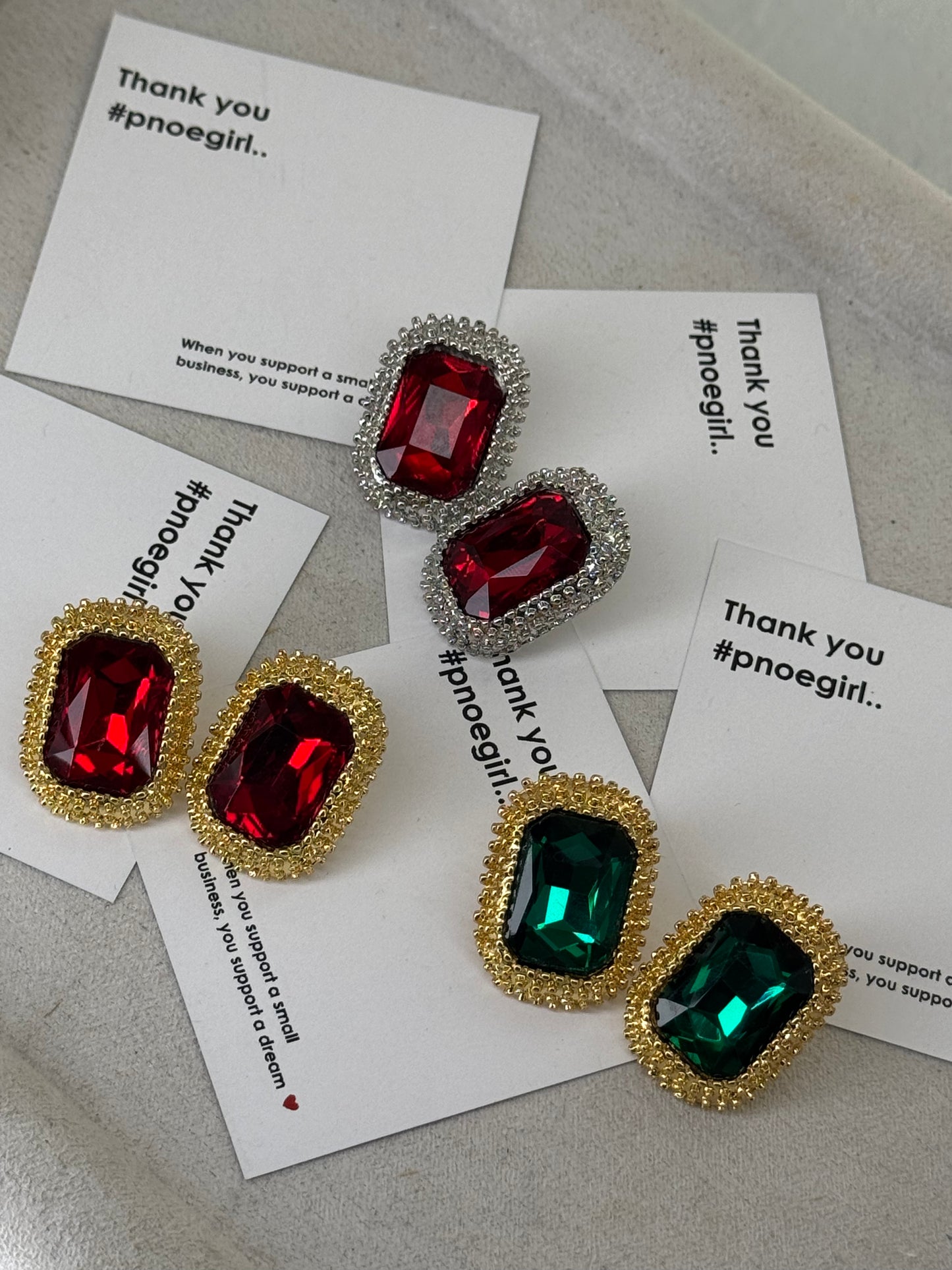 ROYAL GEM-σκουλαρίκια stainless steel