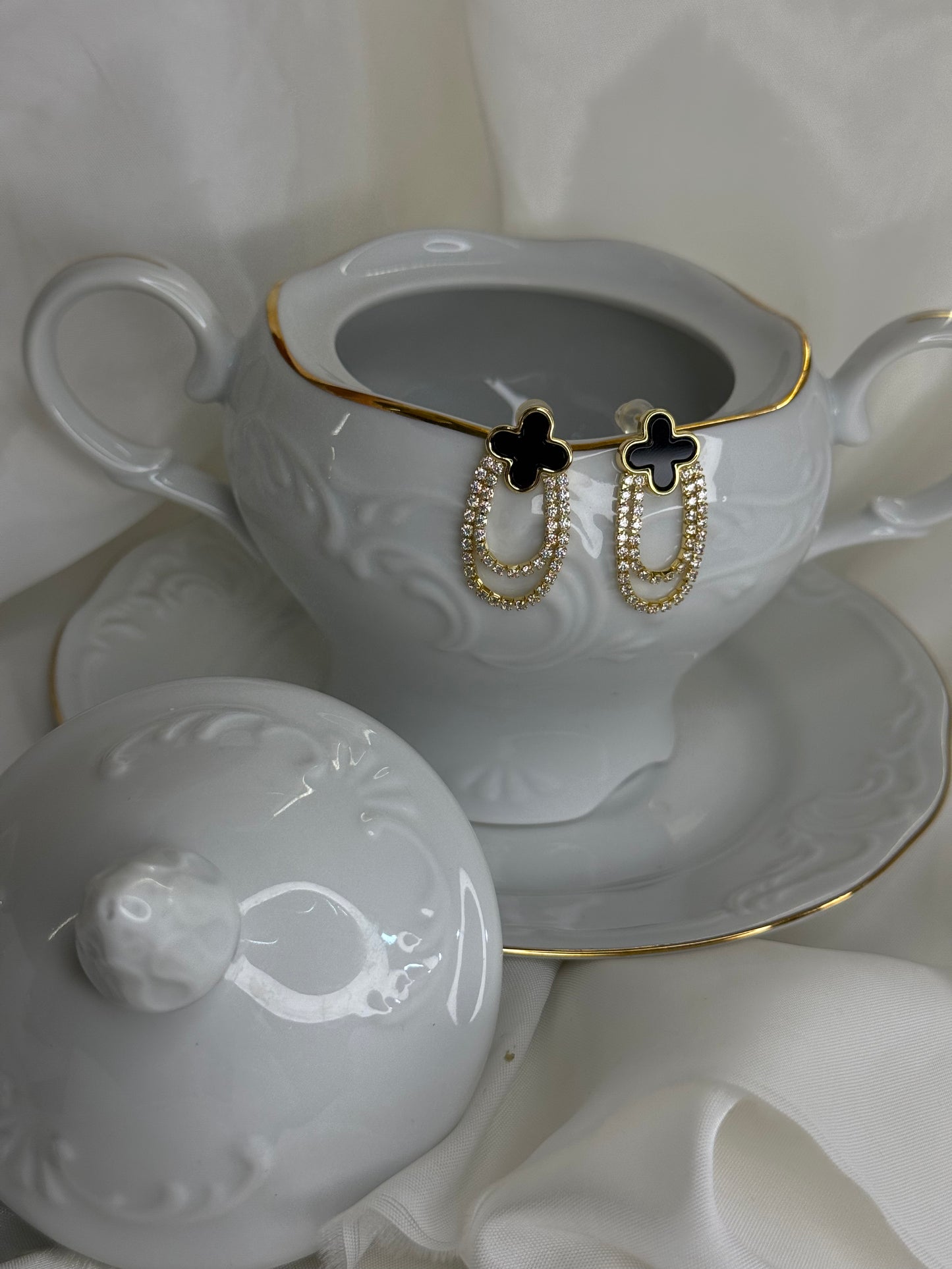 ELARA CHARM-σκουλαρίκια από ανθεκτικό ορείχαλκο