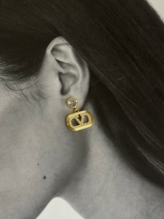 VELVET ICON-σκουλαρίκια από ανθεκτικό ορείχαλκο