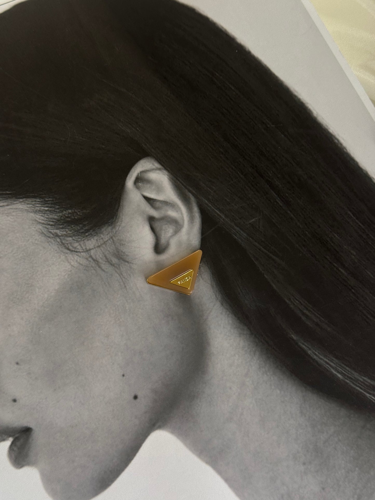 PRISM MUSE-σκουλαρίκια από ανθεκτικό ορείχαλκο