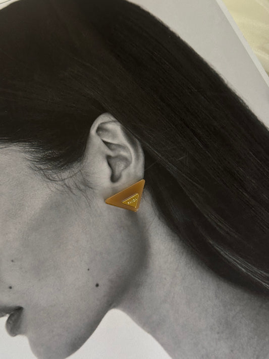 PRISM MUSE-σκουλαρίκια από ανθεκτικό ορείχαλκο