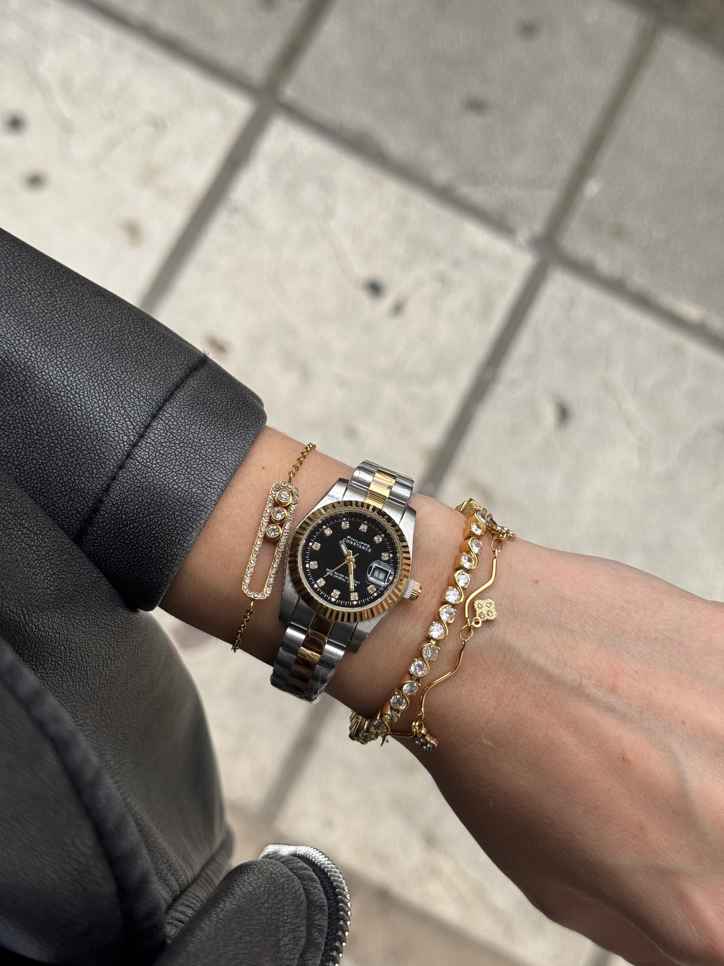 PARIS NOCTURNE - Αδιάβροχο Premium Ρολόι Stainless Steel