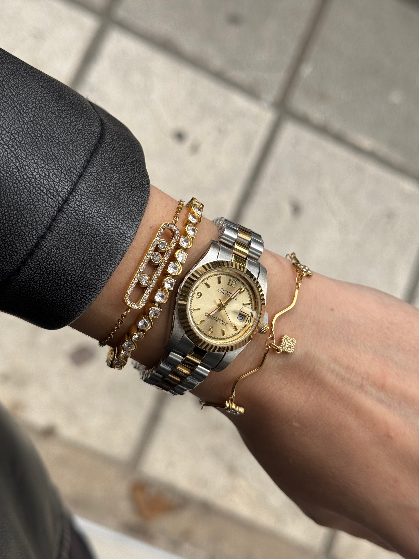 AURIC DAWN — Αδιάβροχο Premium Ρολόι Stainless Steel
