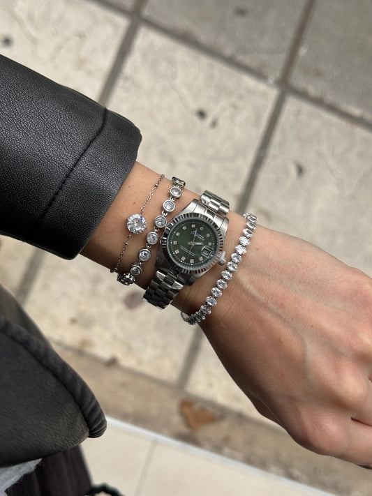 EMERALD CLASSIC — Αδιάβροχο Premium Ρολόι Stainless Steel