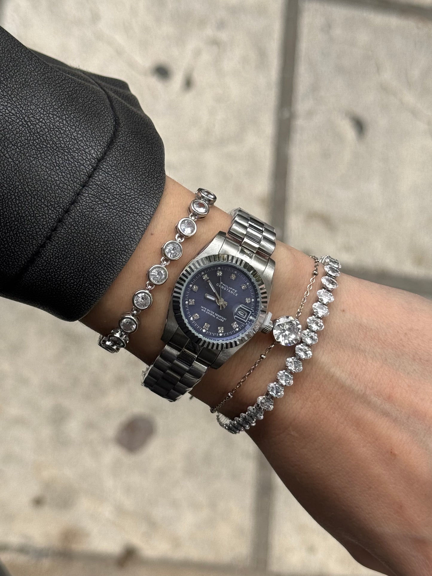 MIDNIGHT GLOW — Αδιάβροχο Premium Ρολόι Stainless Steel