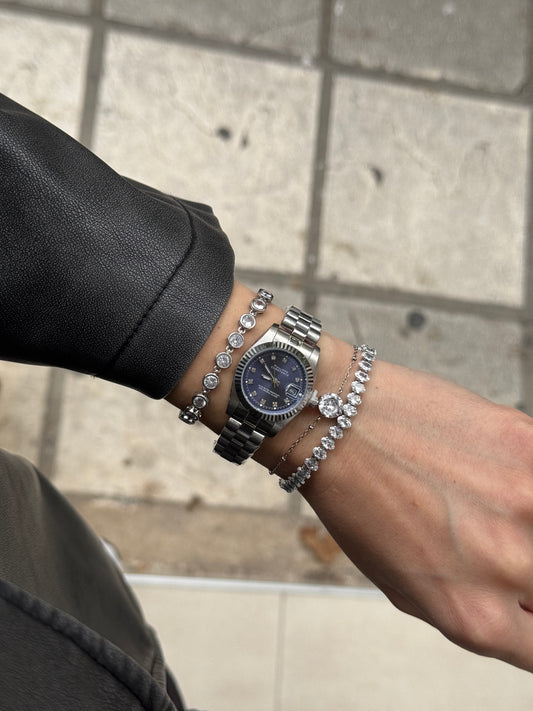 MIDNIGHT GLOW — Αδιάβροχο Premium Ρολόι Stainless Steel