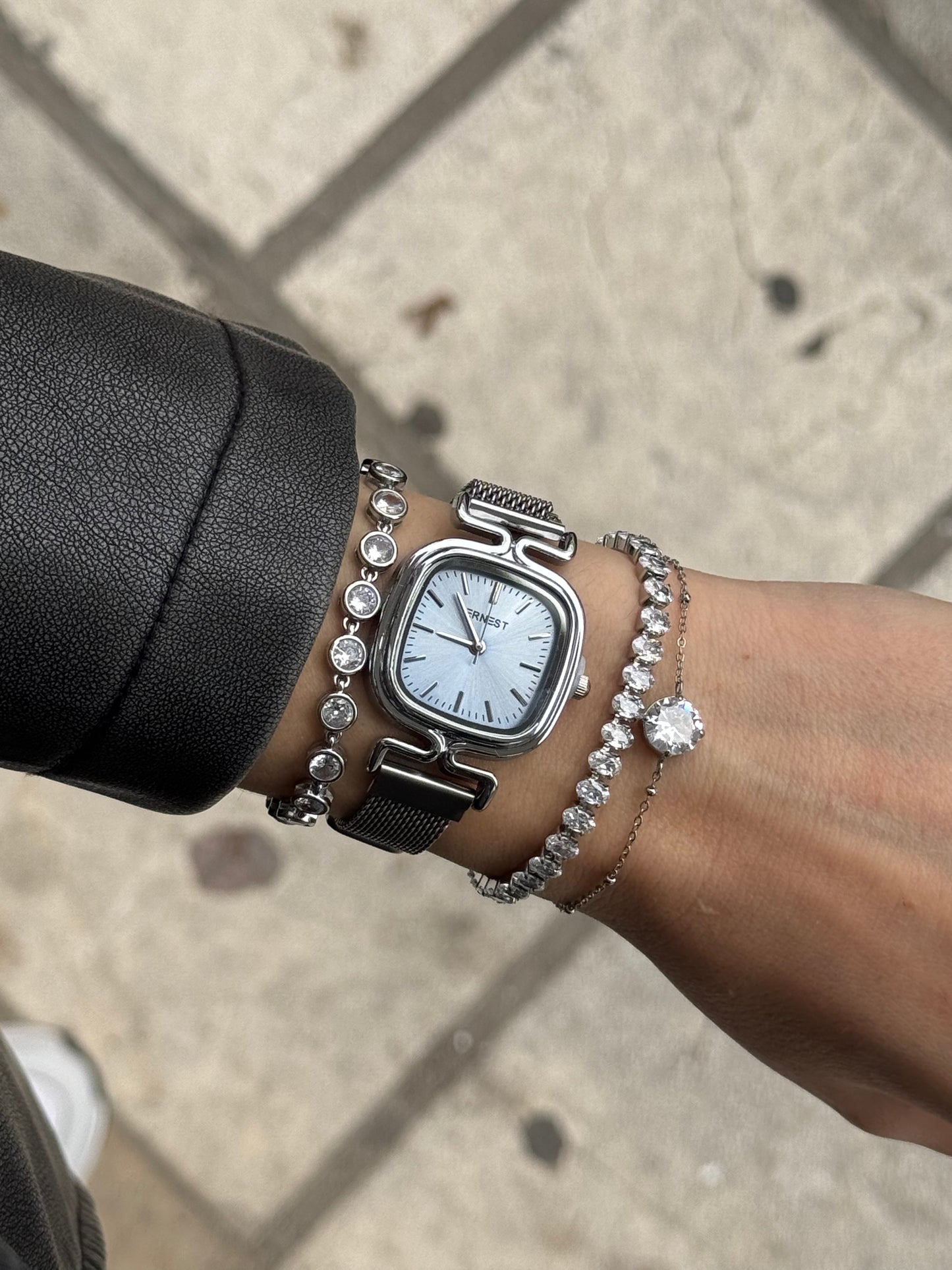 LUNA FRAME — Ρολόι Stainless Steel