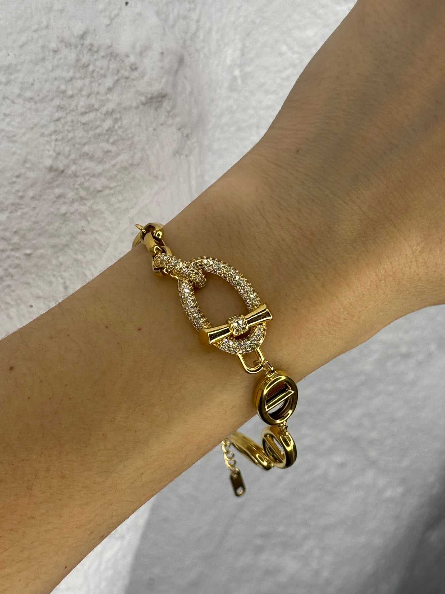 Golden Loop-βραχιόλι stainless steel