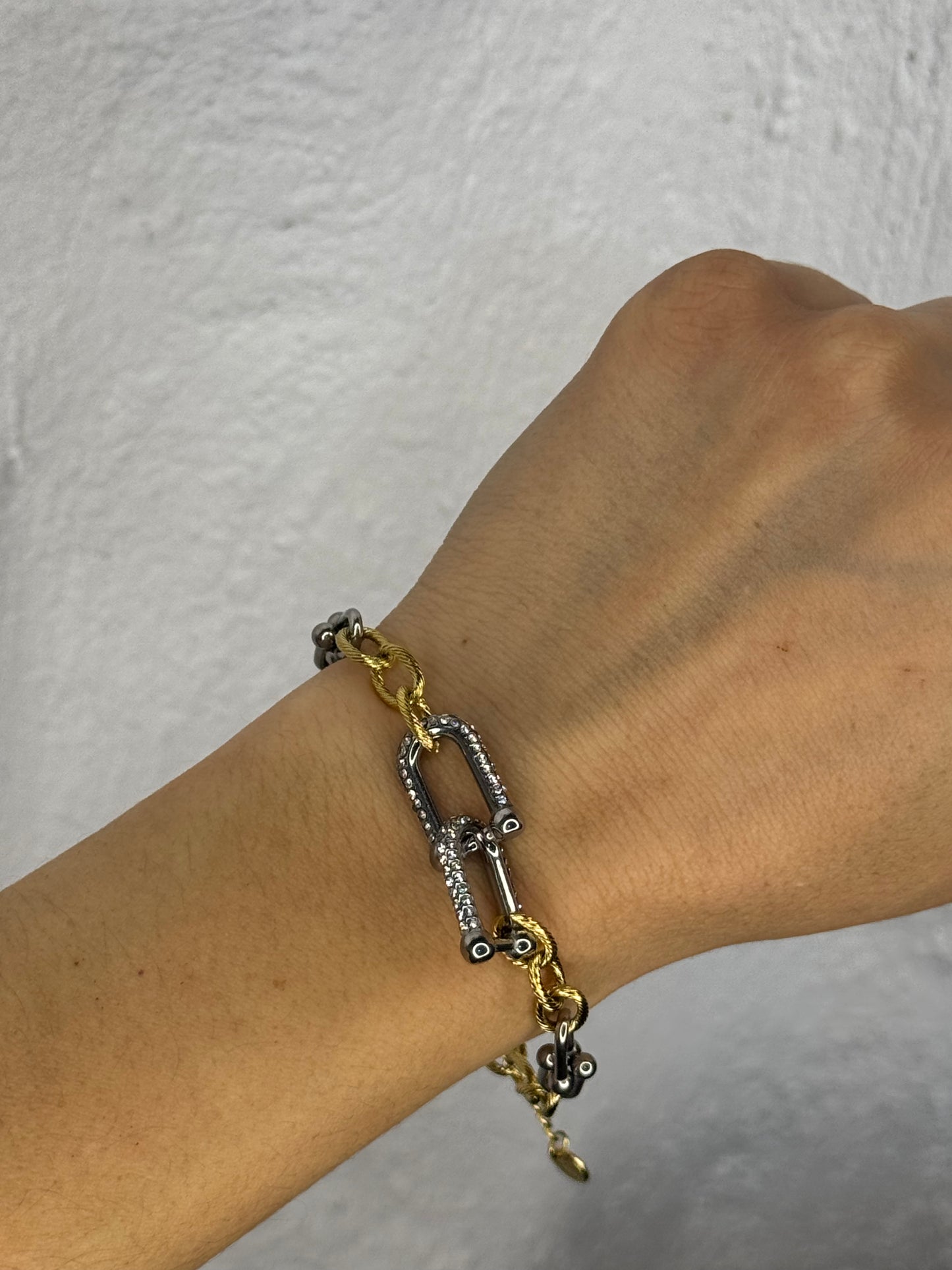 Dual Chain-βραχιόλι stainless steel