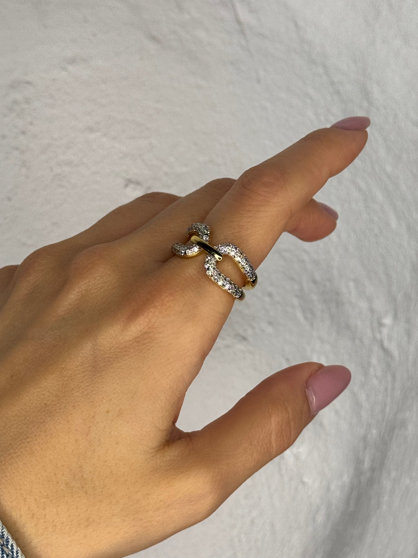 Auric Axis-δαχτυλίδι από ανθεκτικό ορείχαλκο