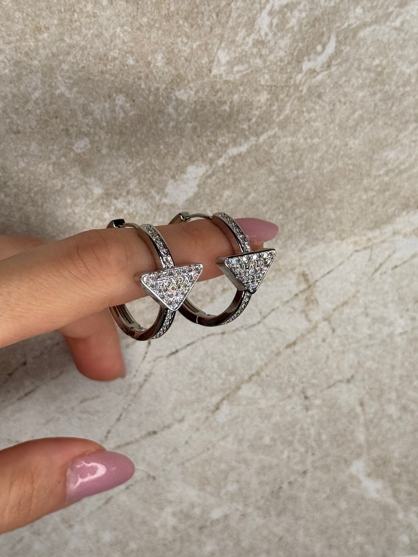 Luna Arrow- σκουλαρίκια stainless steel