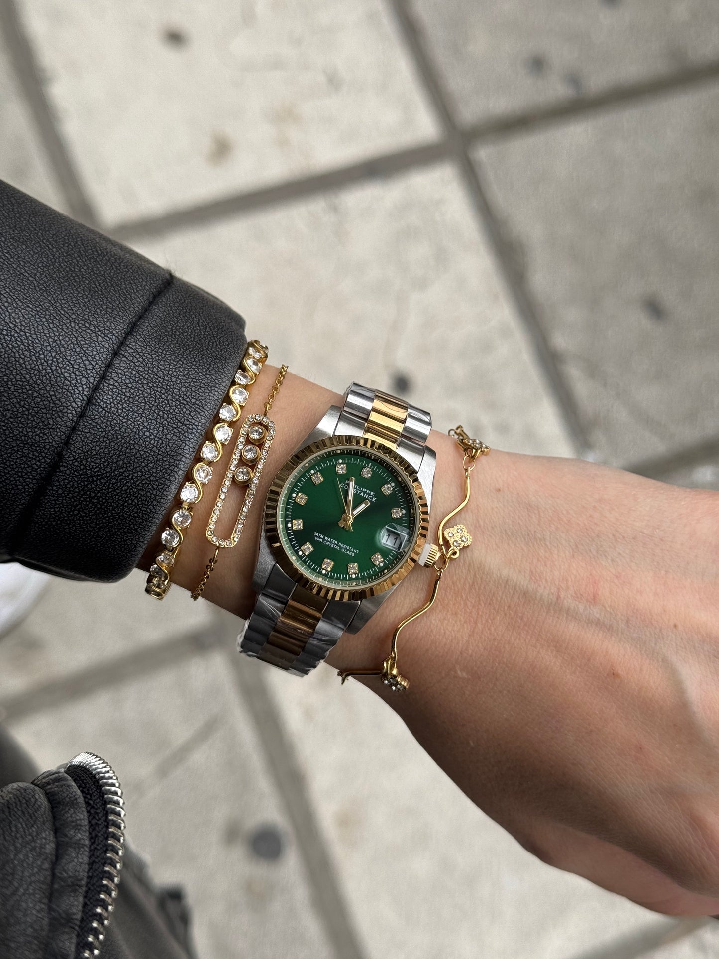 Paris Émeraude (medium)– Premium Stainless Steel Watch