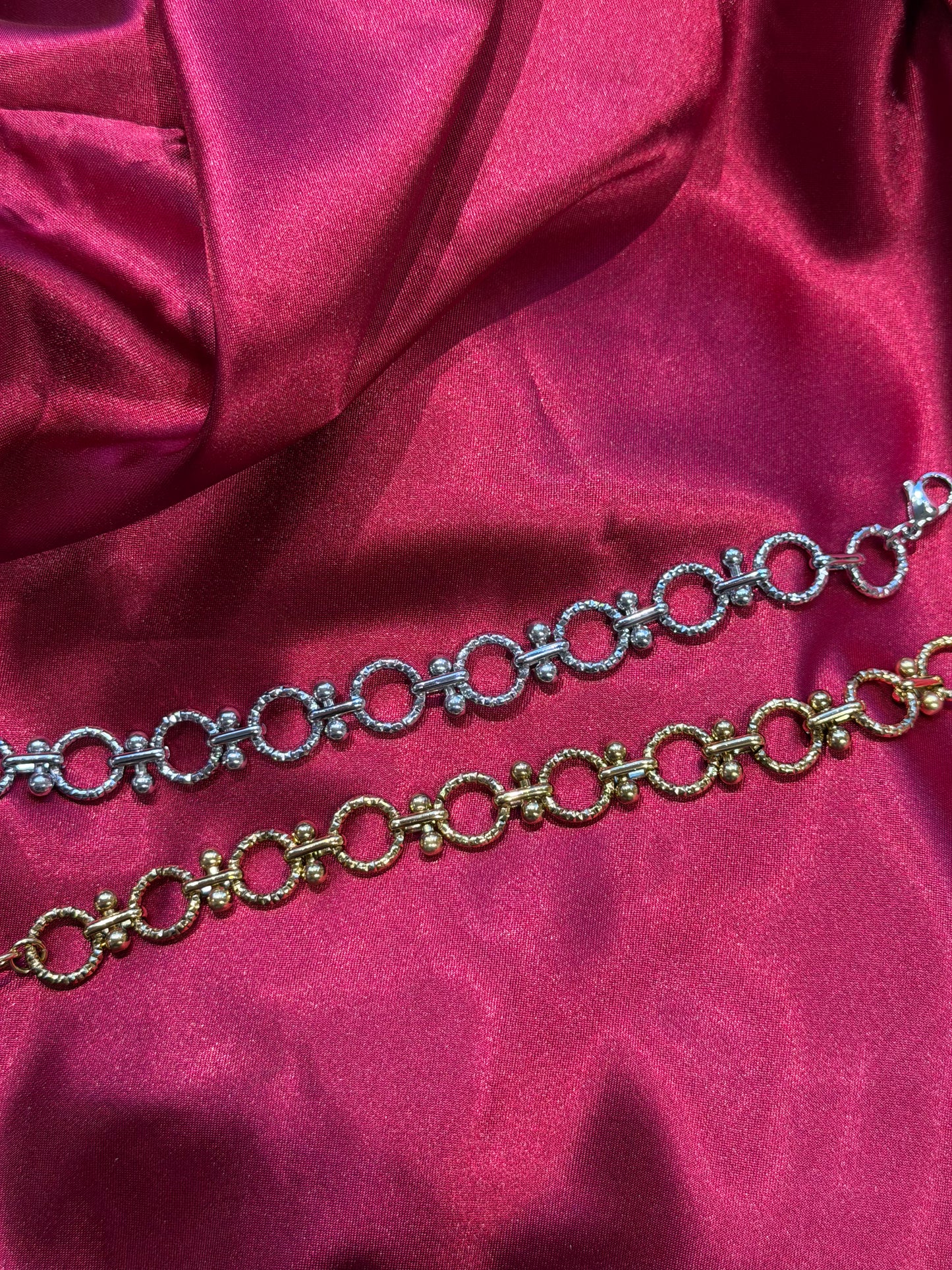 “Clover Serene" ατσάλινο βραχιόλι