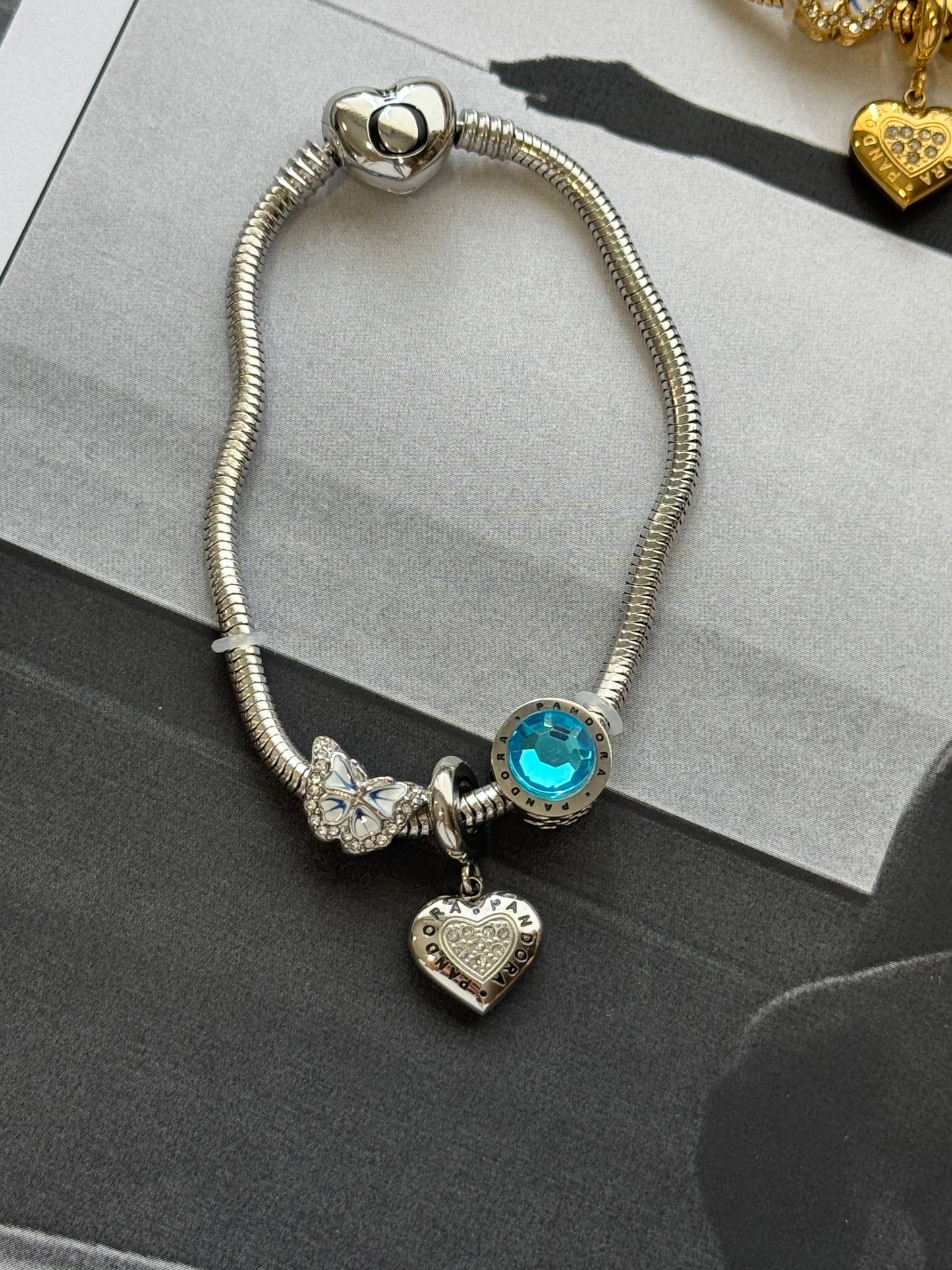 Heart & Soul – Βραχιόλι Stainless Steel με Charms