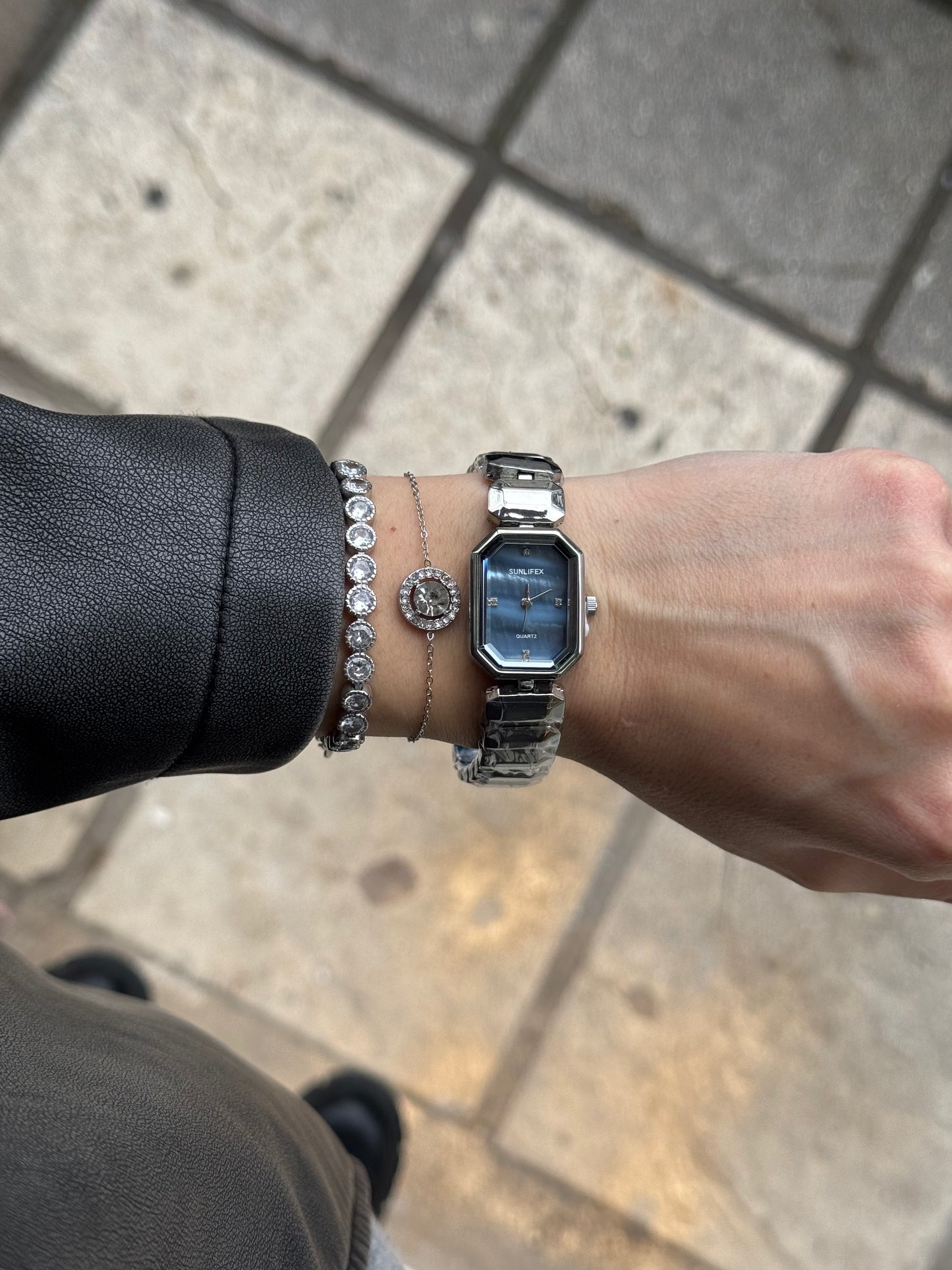 Navy Geo – ρολόι stainless steel