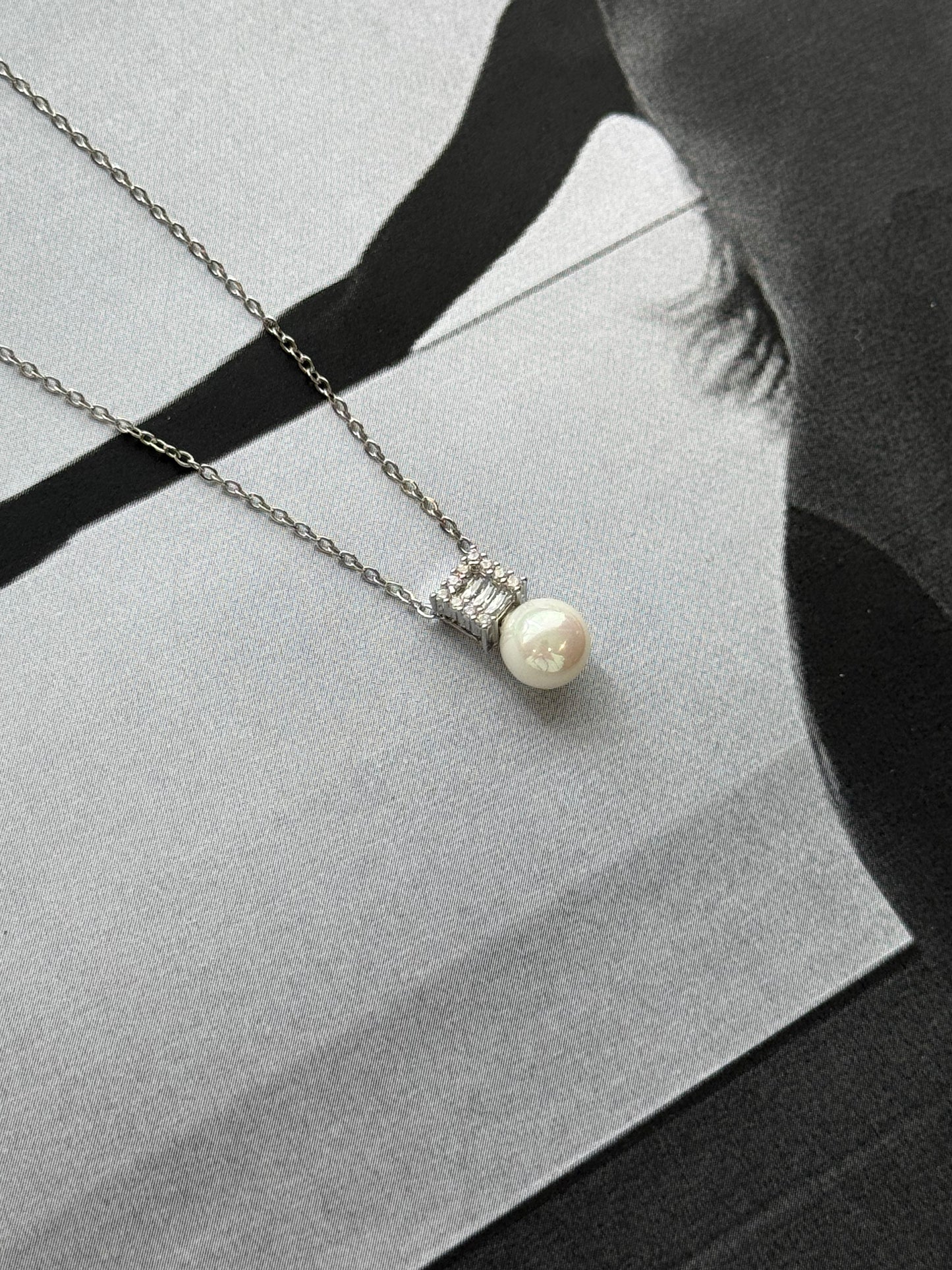 Royal Pearl Drop – Κολιέ Stainless Steel