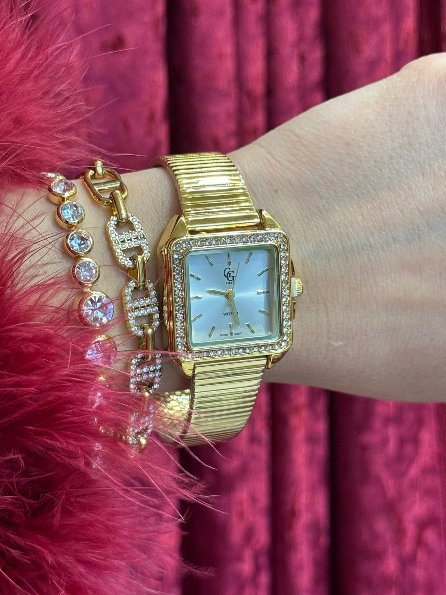 Snowflake Glow – ρολόι stainless steel luxury Christmas edition