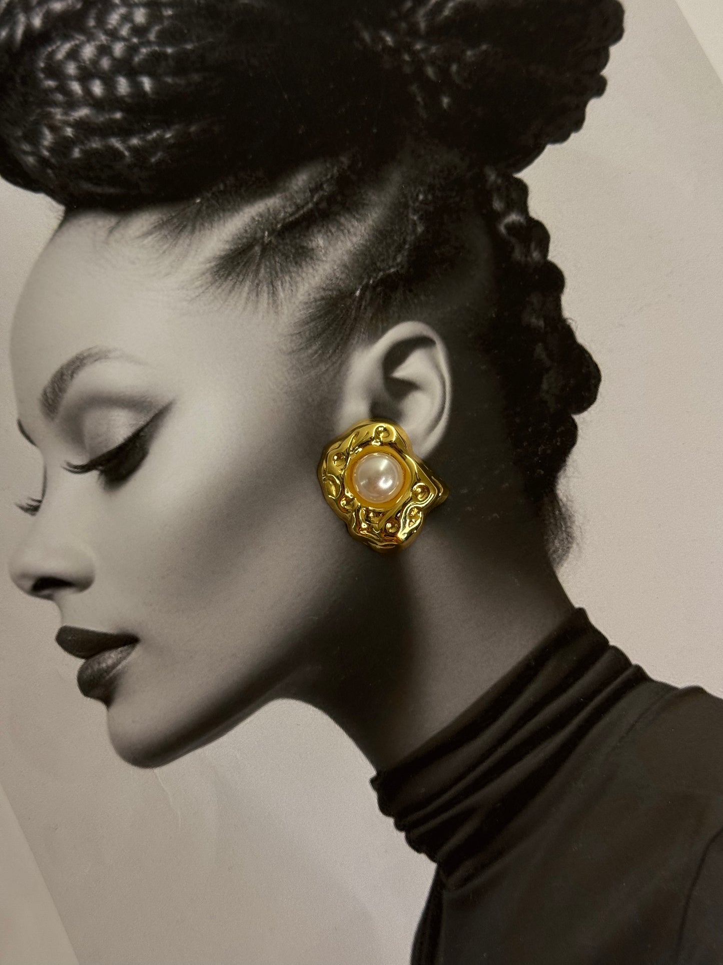 Golden Muse – σκουλαρίκια stainless steel