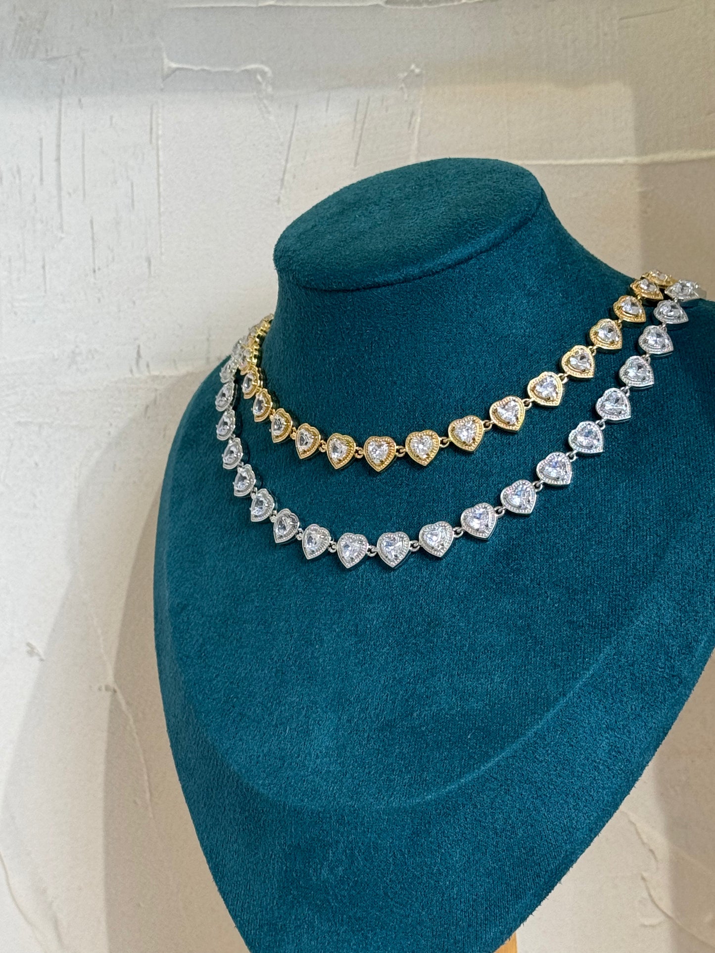 HeartGlow Luxe-κολιέ stainless steel