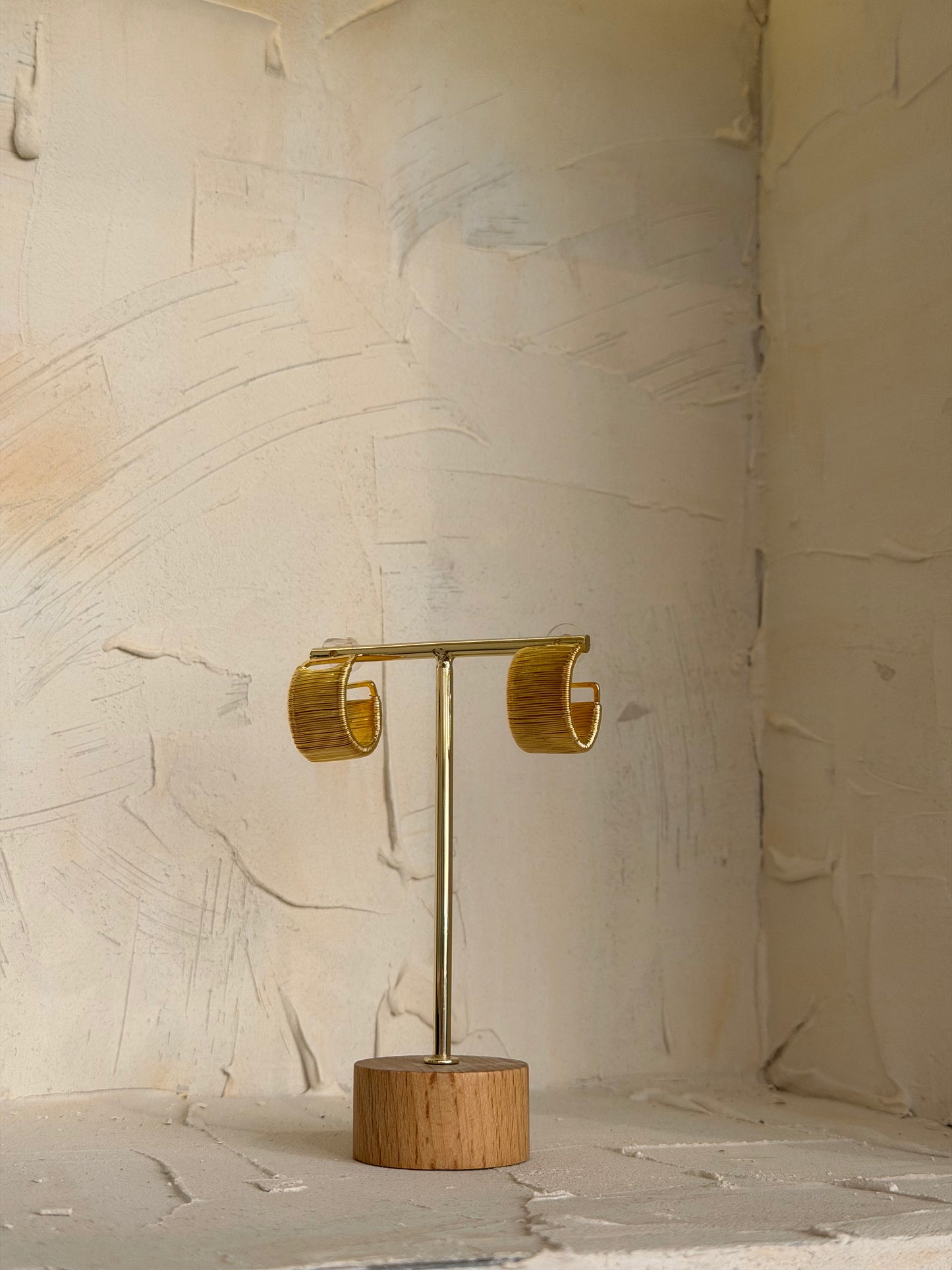 Rib Hoops – σκουλαρίκια ανθεκτικός ορείχαλκος