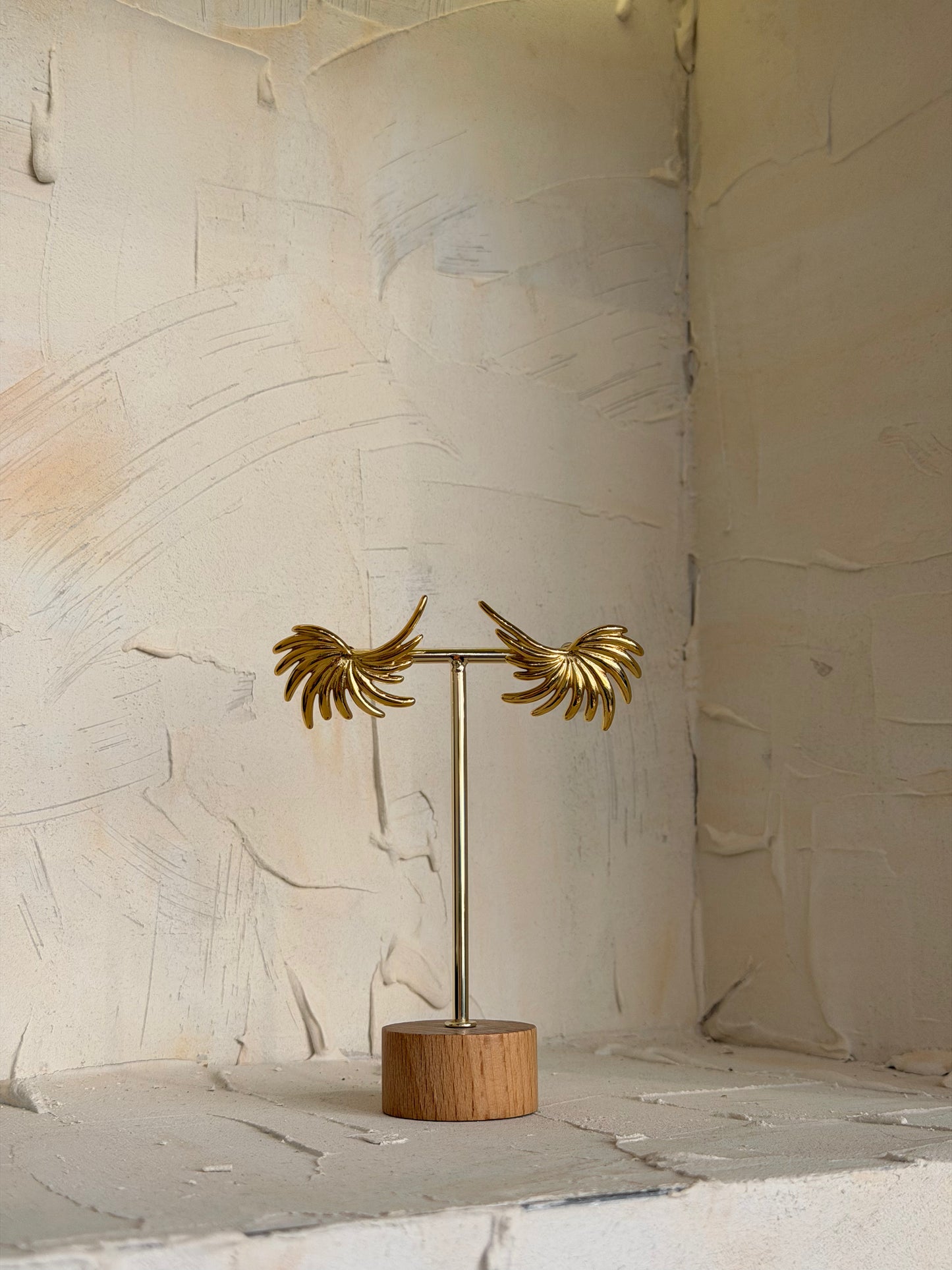 Solar Feather – σκουλαρίκια stainless steel