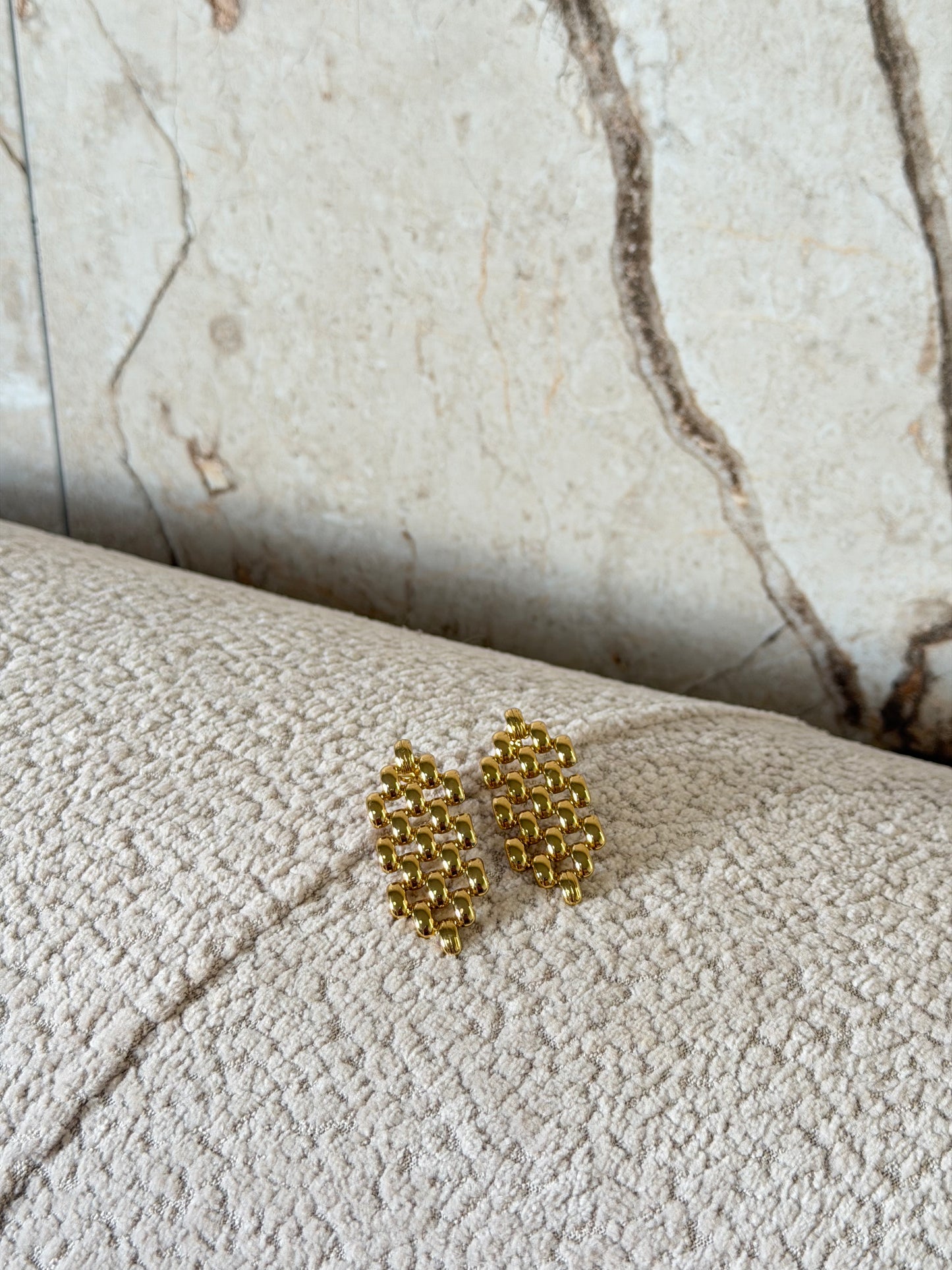 Lattice Glam – σκουλαρίκι stainless steel