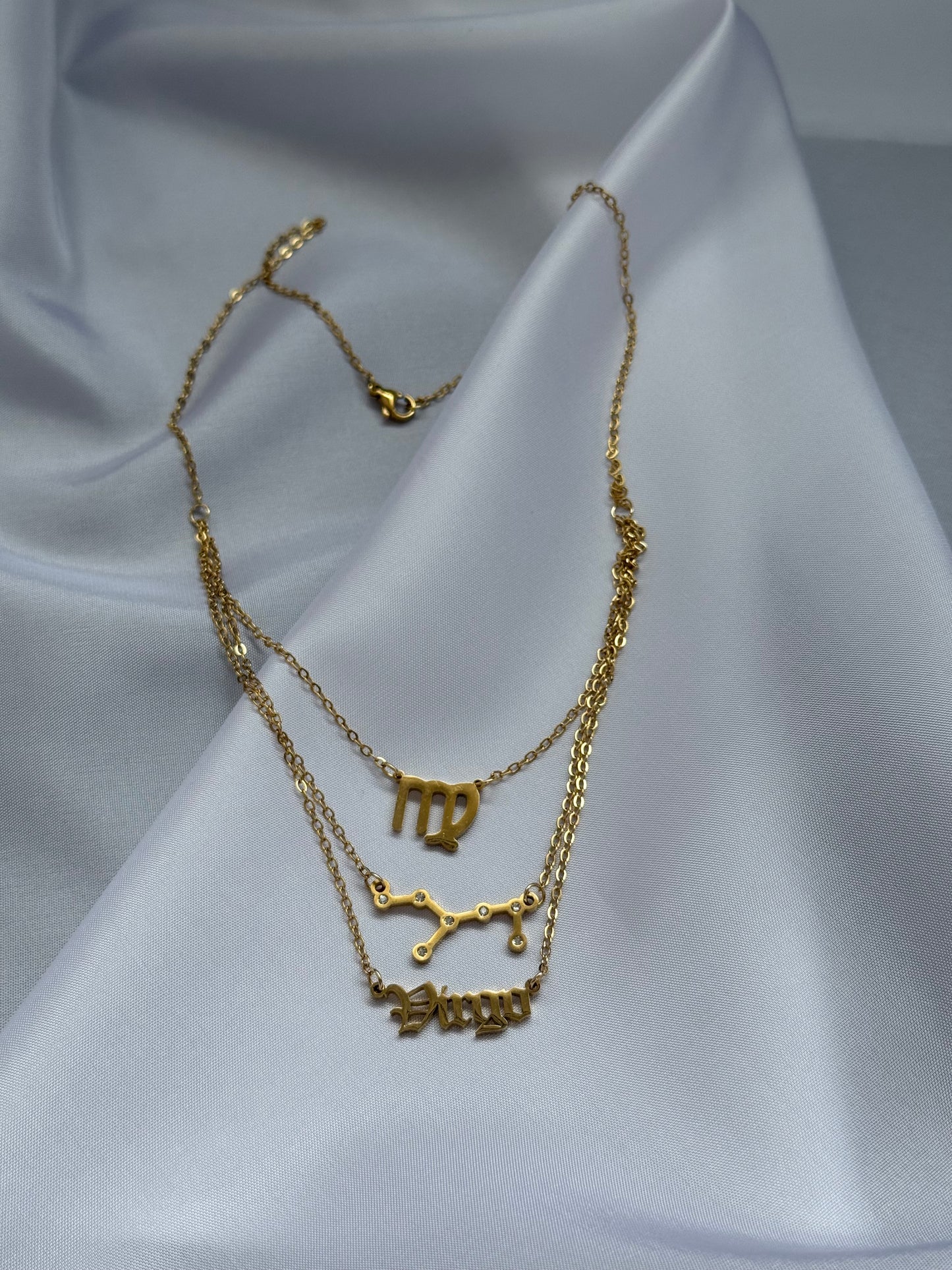 Χρυσά Κολιέ Ζωδίων από Ατσάλι – Μοναδικά Κοσμήματα από το Pnoe Studio