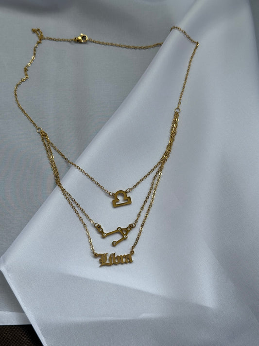 Χρυσά Κολιέ Ζωδίων από Ατσάλι – Μοναδικά Κοσμήματα από το Pnoe Studio