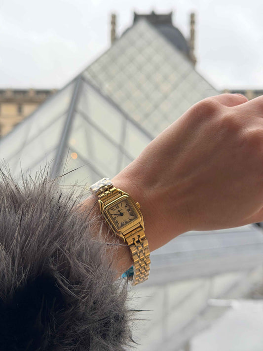 Paris Golden Class Αδιάβροχο Ρολόι Premium Stainless Steel