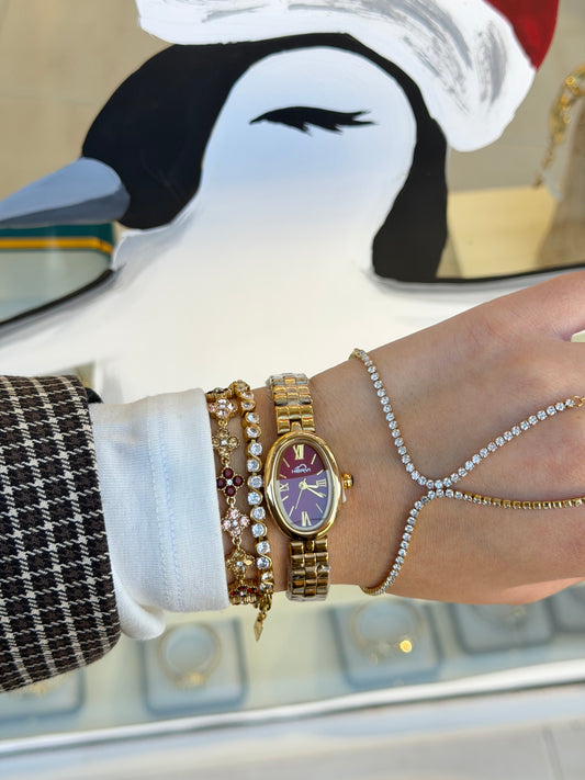 “Timeless Elegance in Gold” Ατσάλινο ρολόι