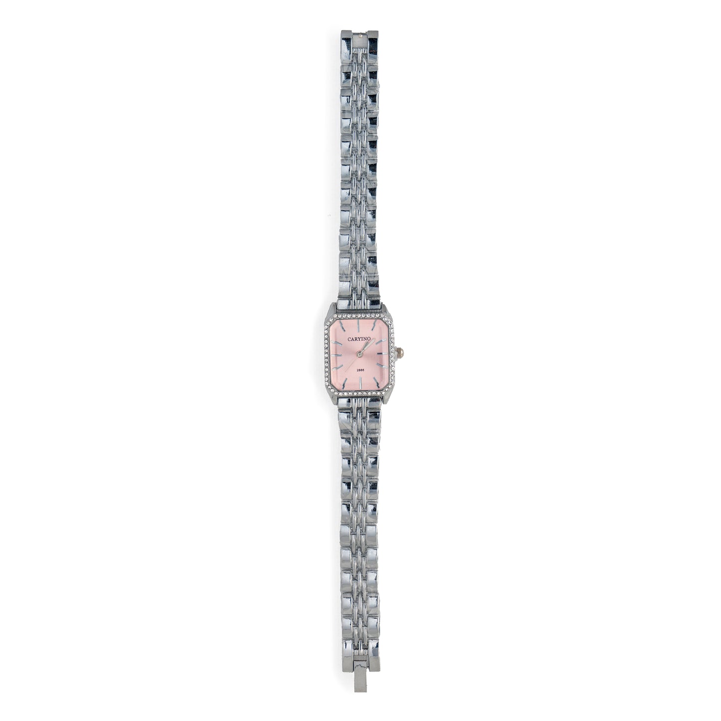 Pink Silver love ✨ Ατσαλινο ρολόι