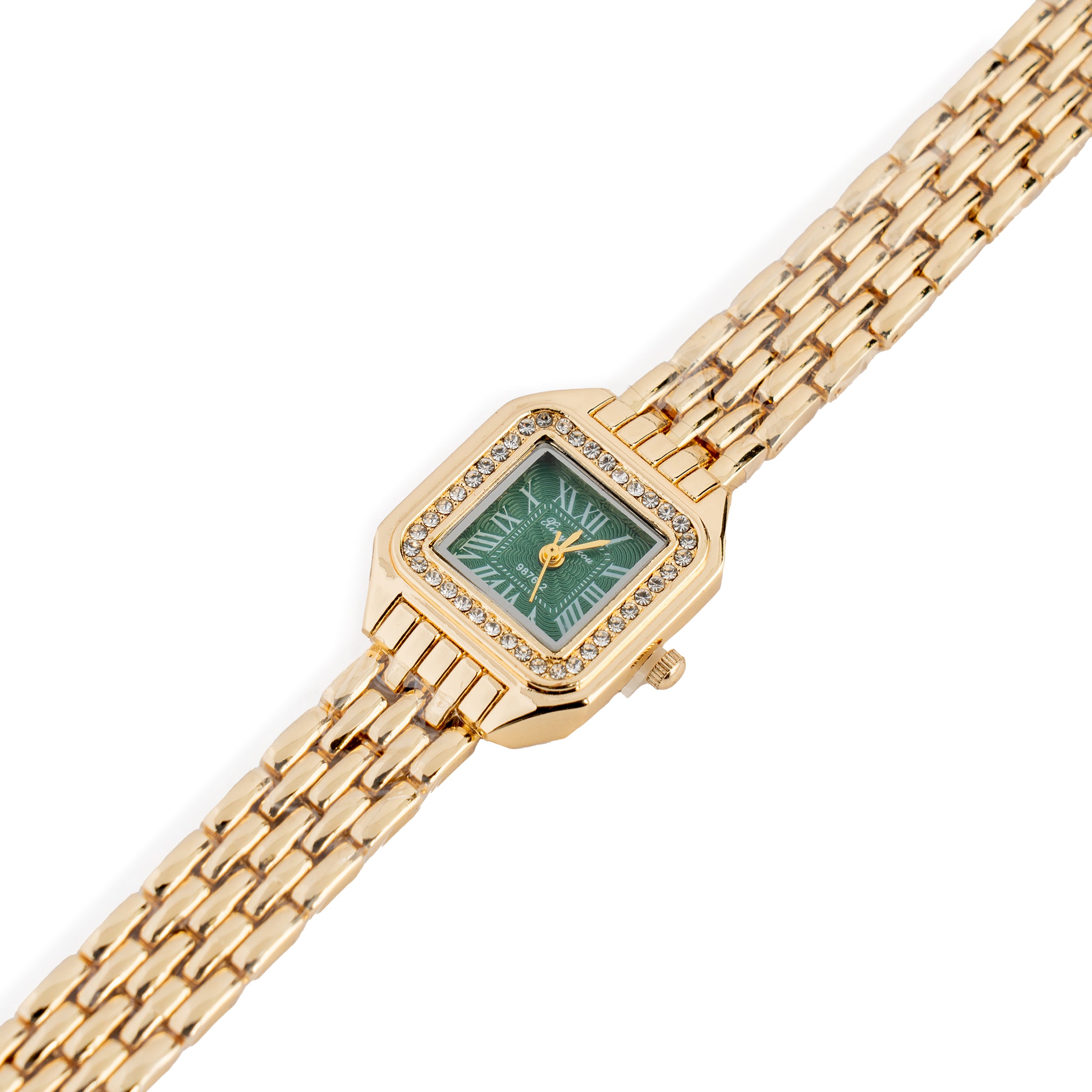 “Royal Green” steel women's watch