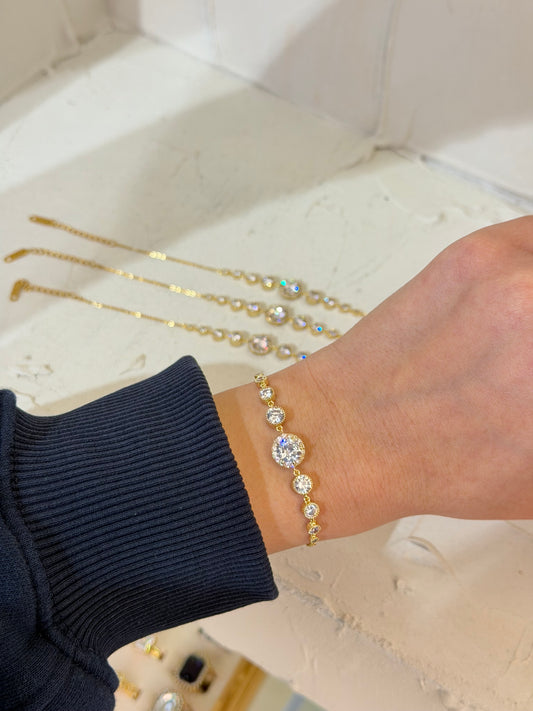 Golden Frost Bracelet ατσαλινο