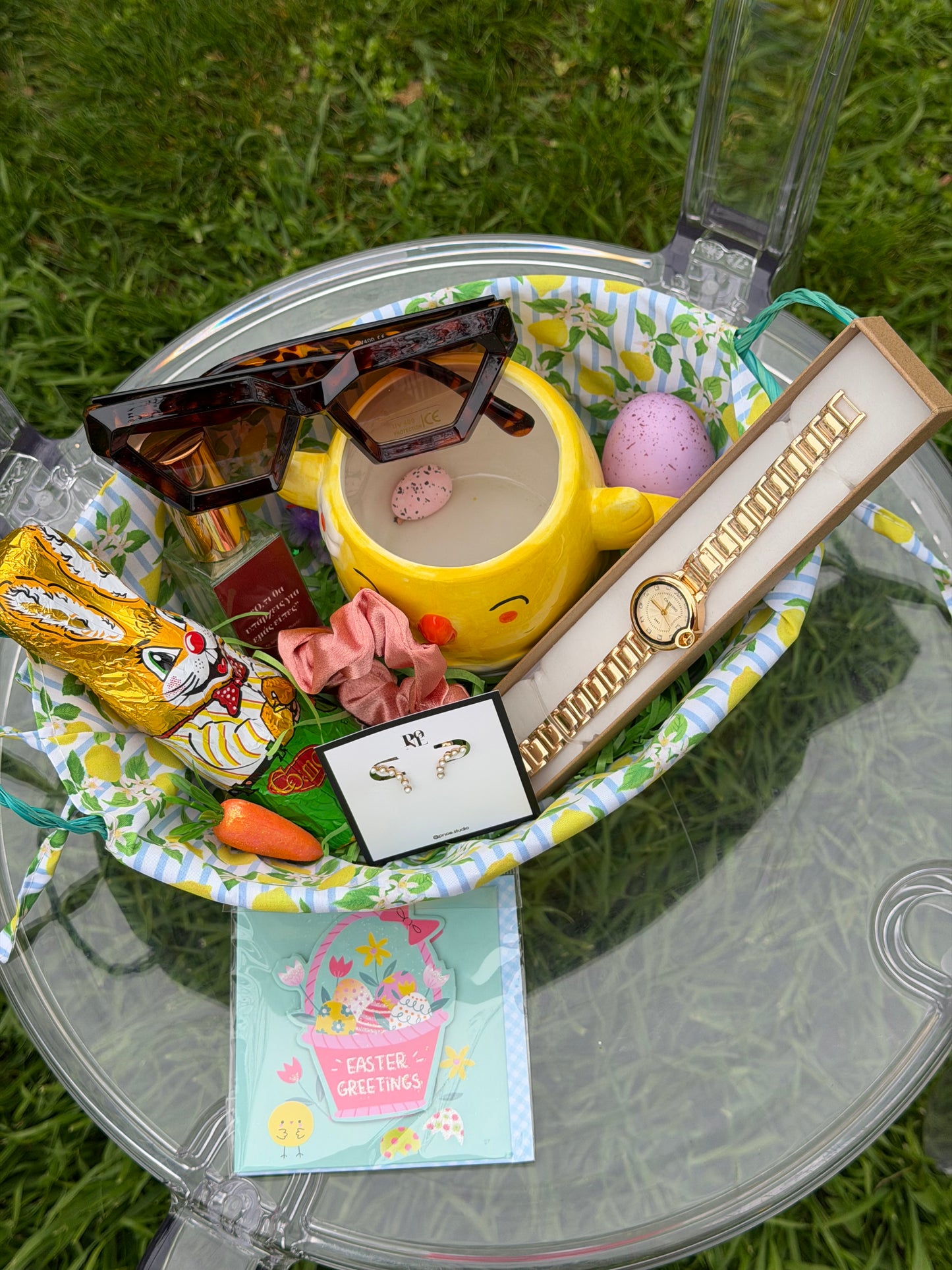 🧺 “Lemon Glow Bunny Box”✨Easter Edition / δώρο νονάς