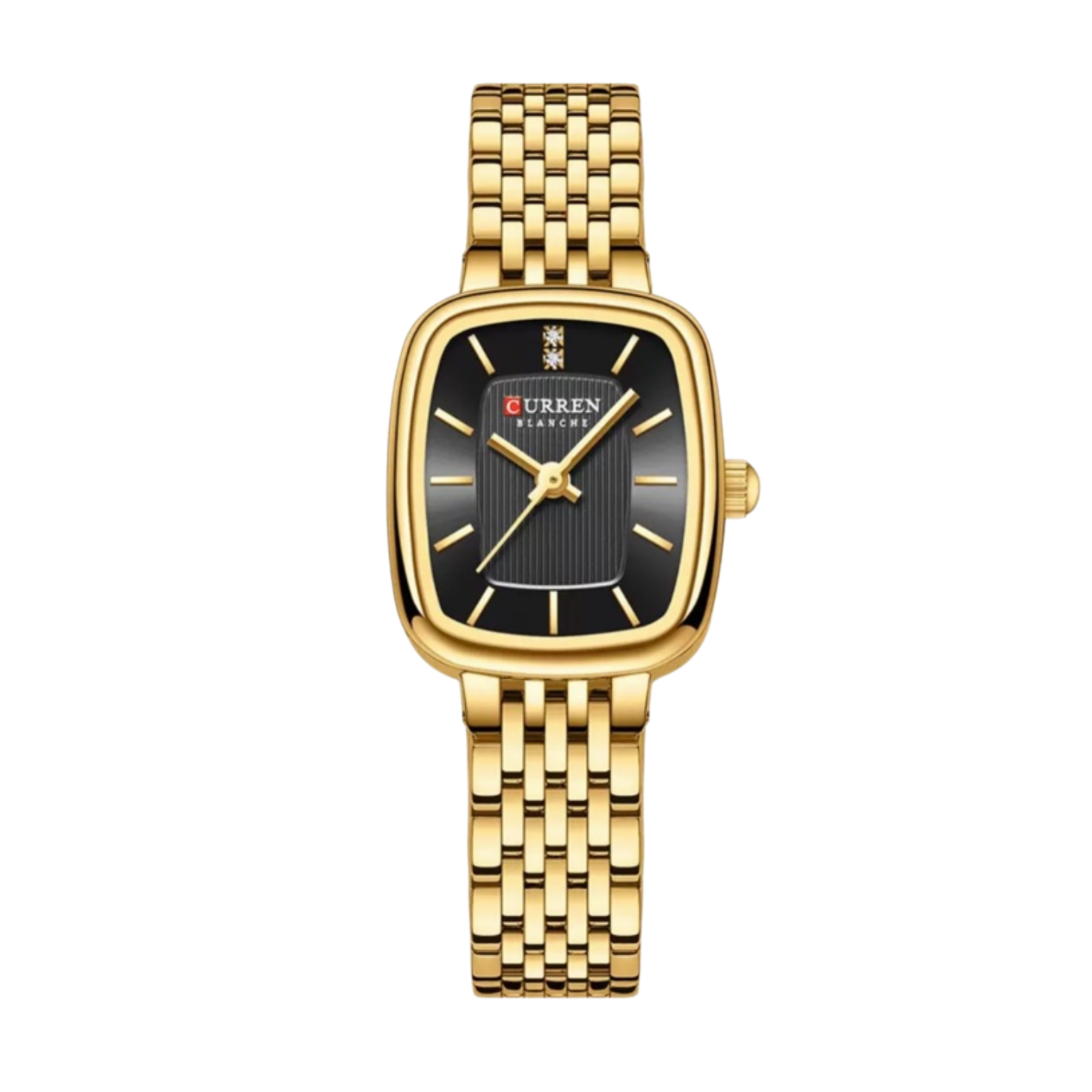 Midnight gold ✨ Gold and Black Steel Watch