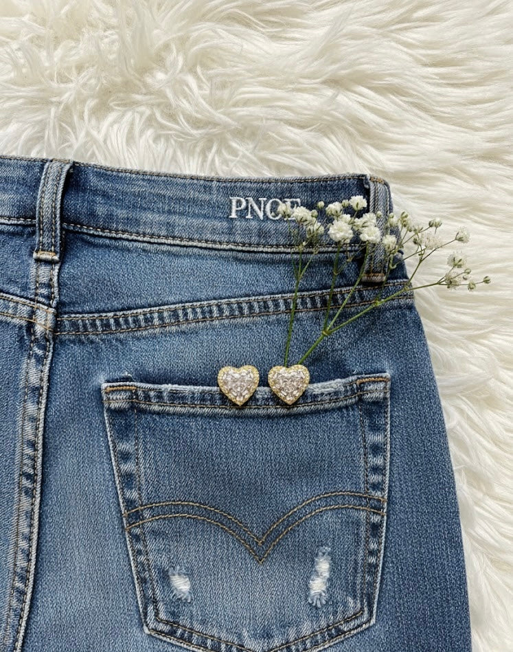 Lumière Heart – Σκουλαρίκια Stainless Steel